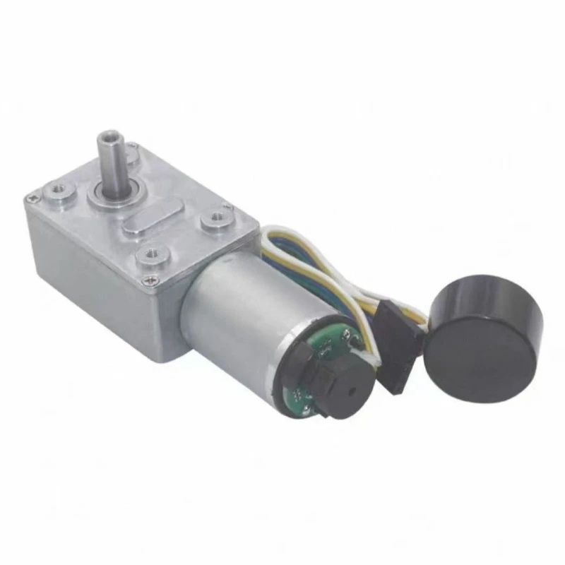 JGY-370 reduction motor, turbine and worm self-locking motor, encoder feedback motor, 6V, 12V, 24V motor