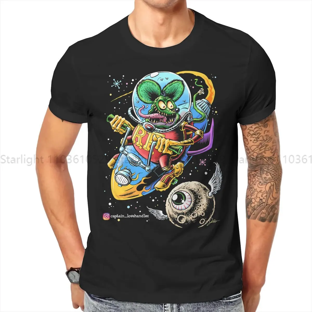 Rat Fink Man\'s TShirt O Neck Short Sleeve T Shirt Humor Gift Idea