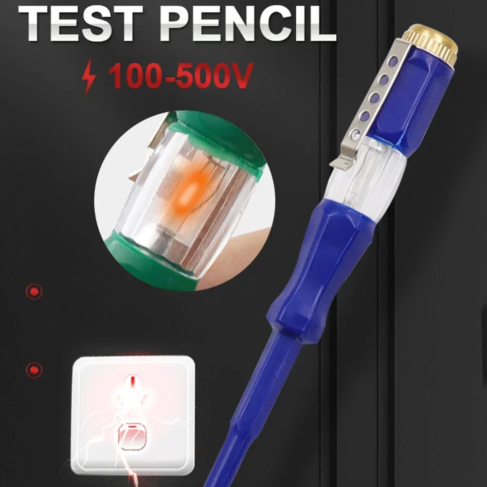 1PC B07 100-500V Electrical Tester Pen Screwdriver Non-Contact Insulation Test Pen Electrical Test Pen Voltage Indicator