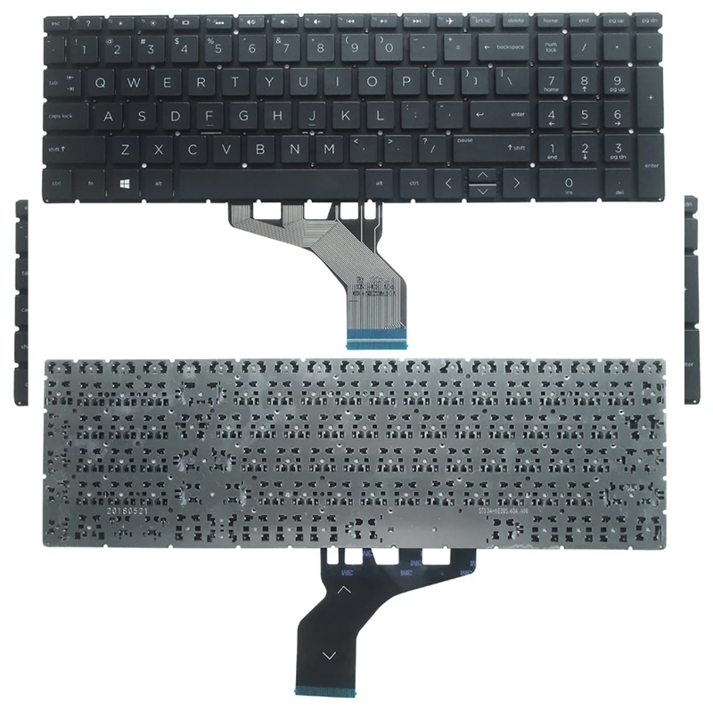 US Version Backlight Keyboard For HP TPN-C135 15-DA 15-DB 15-DX 15-DR 250 G7 255 G7 15-CX 0020CA 0020NR 0040NR Keyboards