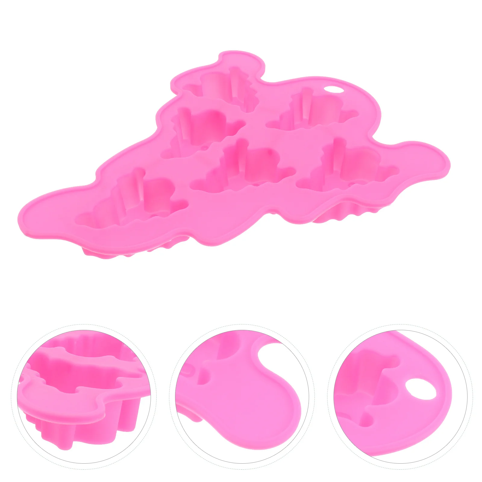 แม่พิมพ์ซิลิโคนฮาโลวีนแบบไม่ติดสำหรับอบเค้ก คุกกี้ ช็อคโกแลต ฟองดองท์ ลายผี ทำเองสำหรับฮาโลวีน