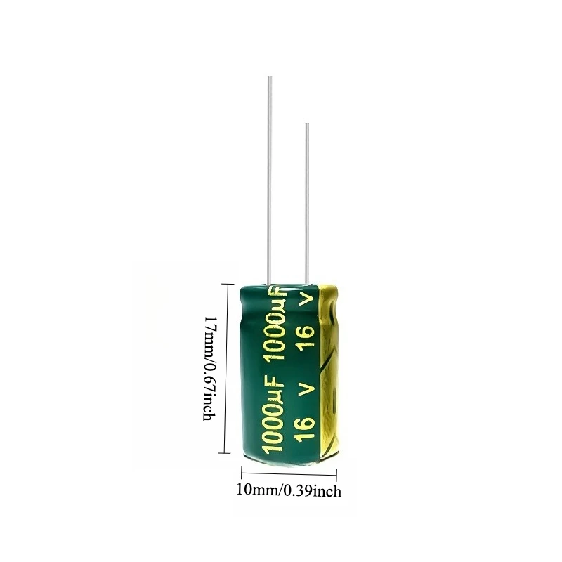 

115pcs 16V 1000uF Electrolytic Capacitor High Frequency Low ESR 8x12 8x16 10x13 10x17mm for Power Supply