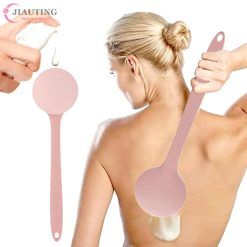 Multi-Function Lotion Sunscreen Ointment Applicator Long Handle Body Cleaner Shower Brush Free Sunscreen Back Applicator