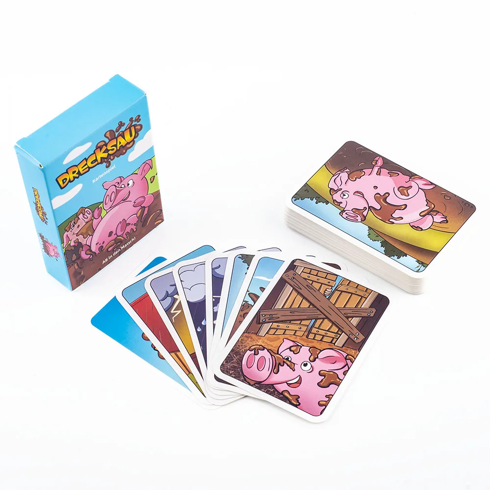 Bestseller 1 Set Heißes Drecksau Partyspiel Kartenspiel Brettspiel Intellektuelles Spielzeug Geschenke 10,7*7,6cm – Detail 7