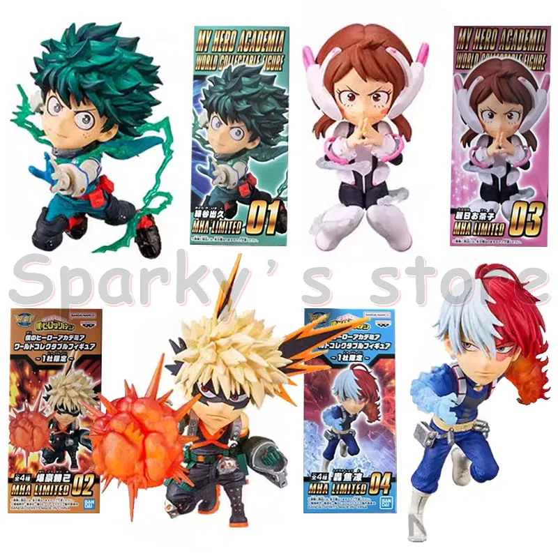 Bandai Original World Collectable Figure WCF MY HERO ACADEMIA Anime Figure Bakugou Katsuki Action Figure Toys For Kids Gifts