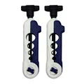 white and blue 2pcs