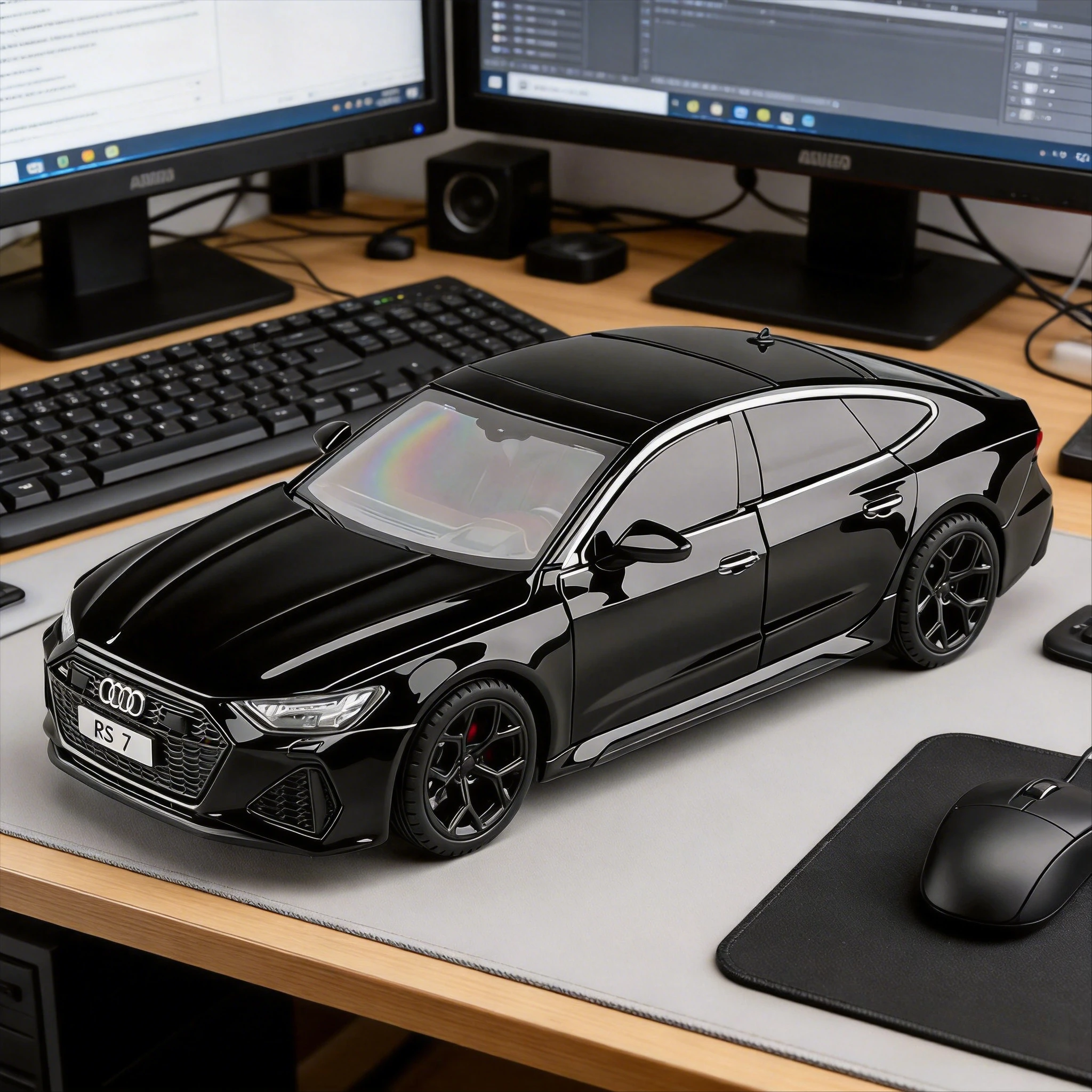 

1:24 Audi RS7 Sportback C8 Sports Alloy Metal Diecast Model Car Home Decoration And Collectibles Hobby Display Holiday Ornaments