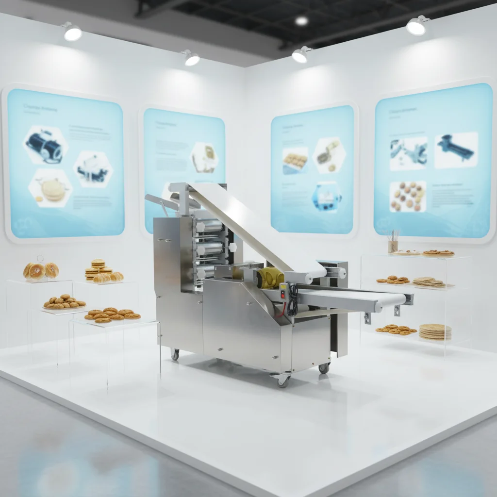 Electric Automatic Baiji Flatbread Machine Commercial Dough Press Forming Equipment