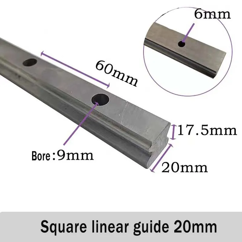 Аксессуар для резьбового станка Квадратная линейная направляющая