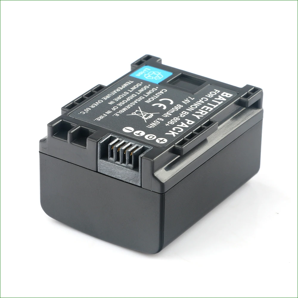 Batterie BP-808 Pour Canon LEGRIA HF G10, FS22, FS36 Et Autres - Haute Capacité Li-Ion