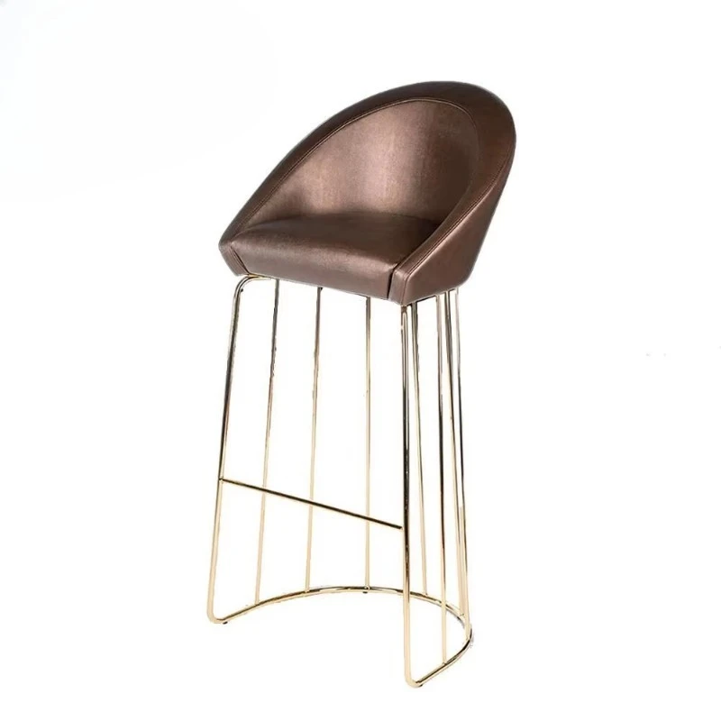 Microfiber Leather Modern Bar Stool Chair Family Bar Stool
