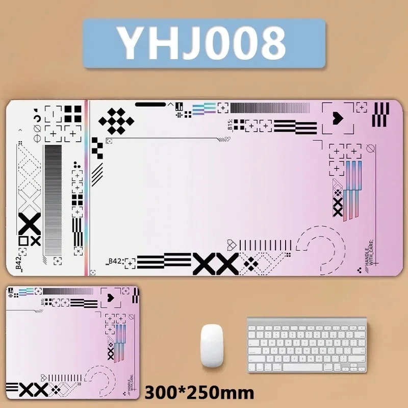 Large Mousepad Keyboard Pad CS GO Print Stream Design Counter Strike Gaming XXL Mouse Pad Anime Girl Gamer Kawaii Desk Mat Pink