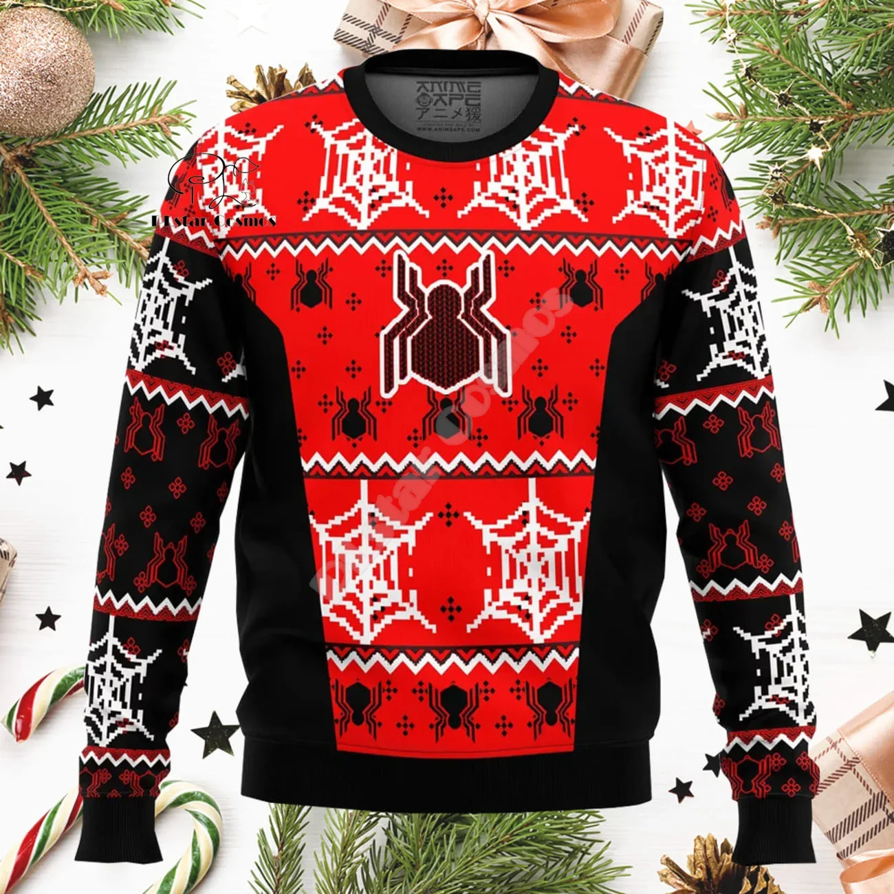 2026 Christmas Santa Claus Cartoon Anime Graffiti Retro Winter Ugly Sweater 3DPrint Harajuku Pullover Casual Funny Long Sleeves