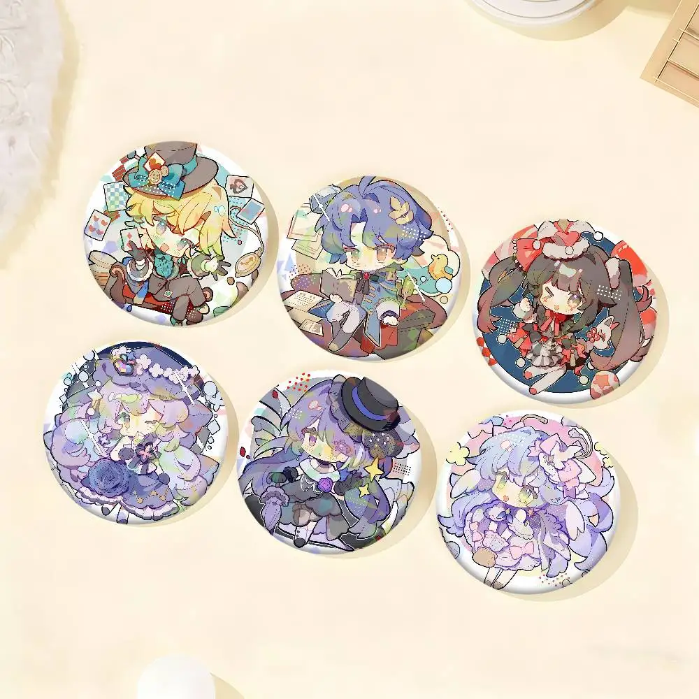 Heißes Spiel Honkai Star Rai Emaille Pin Kleidung Tasche Zubehör Brosche Cartoon Science Fiction Abzeichen Geschenk