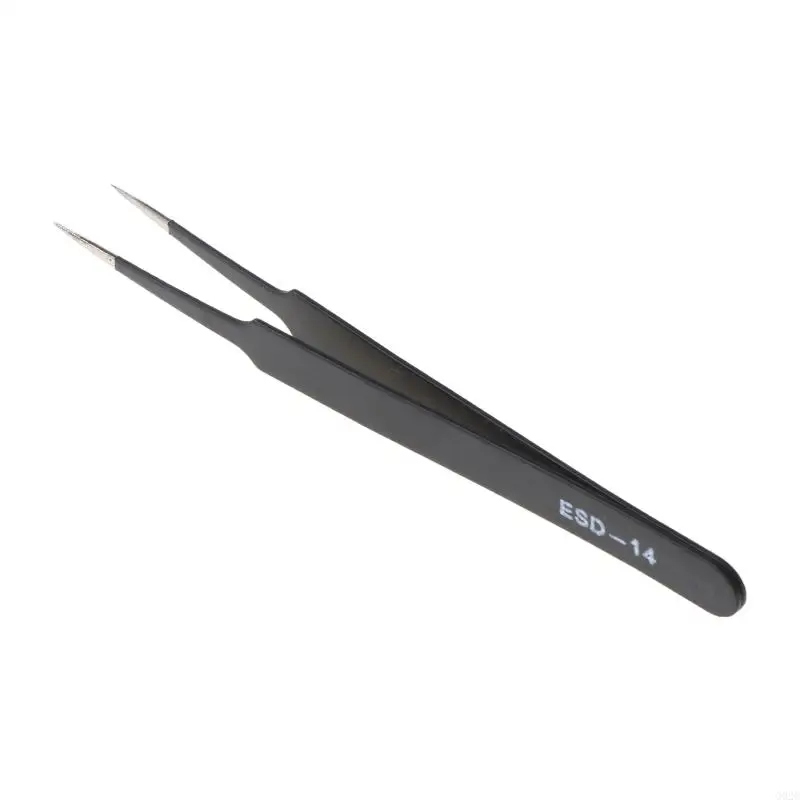 Tintette punta piegata curva antistatica G92C ESD-15 Tintelle acciaio carbonio per elettronico