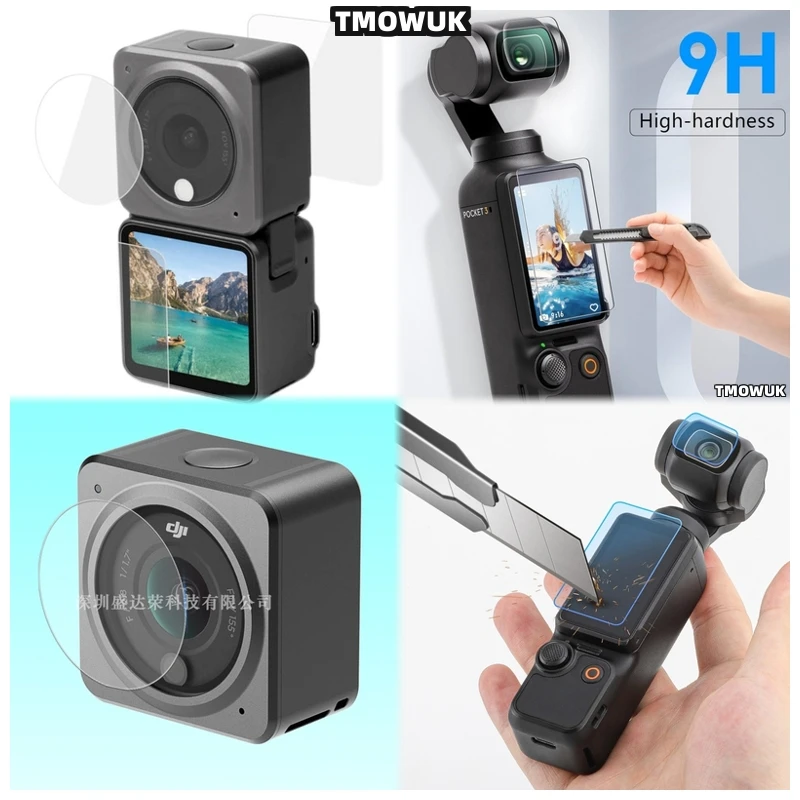 

For DJI Pocket 1 2 Osmo Pocket 3, Sport Enthusiast Screen Protector For Action 2 4 Pro.