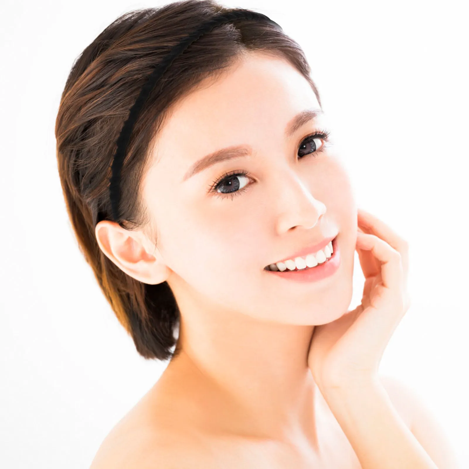 

6Pcs Anti-Slip Teeth Comb Headband Hairband Elegant Non-Slip Design for Women and Men Fashion Hair Accessories Unisex Metal