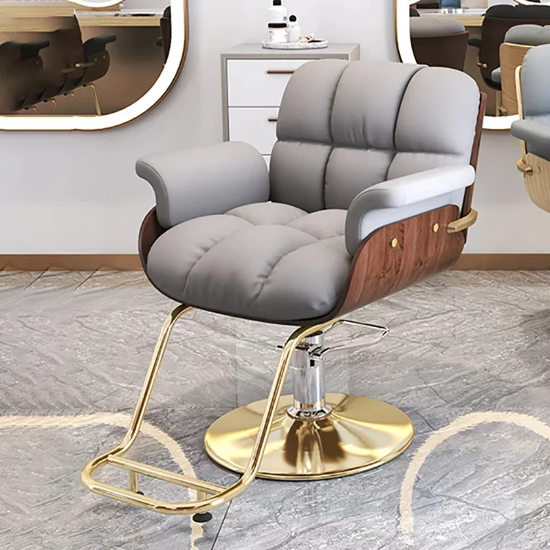

Trendy Comfortable Barber Chair Chairs Aesthetic Design Delicacy Hairdresser Chair Ergonomic Custom Kapperstoel Hair Furniture