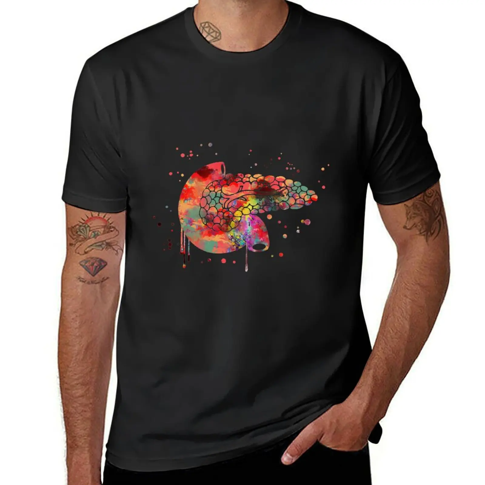 

Pancreas, pancreas print, watercolor pancreas, medical art, human anatomy, T-Shirt plus sizes vintage tshirts for men