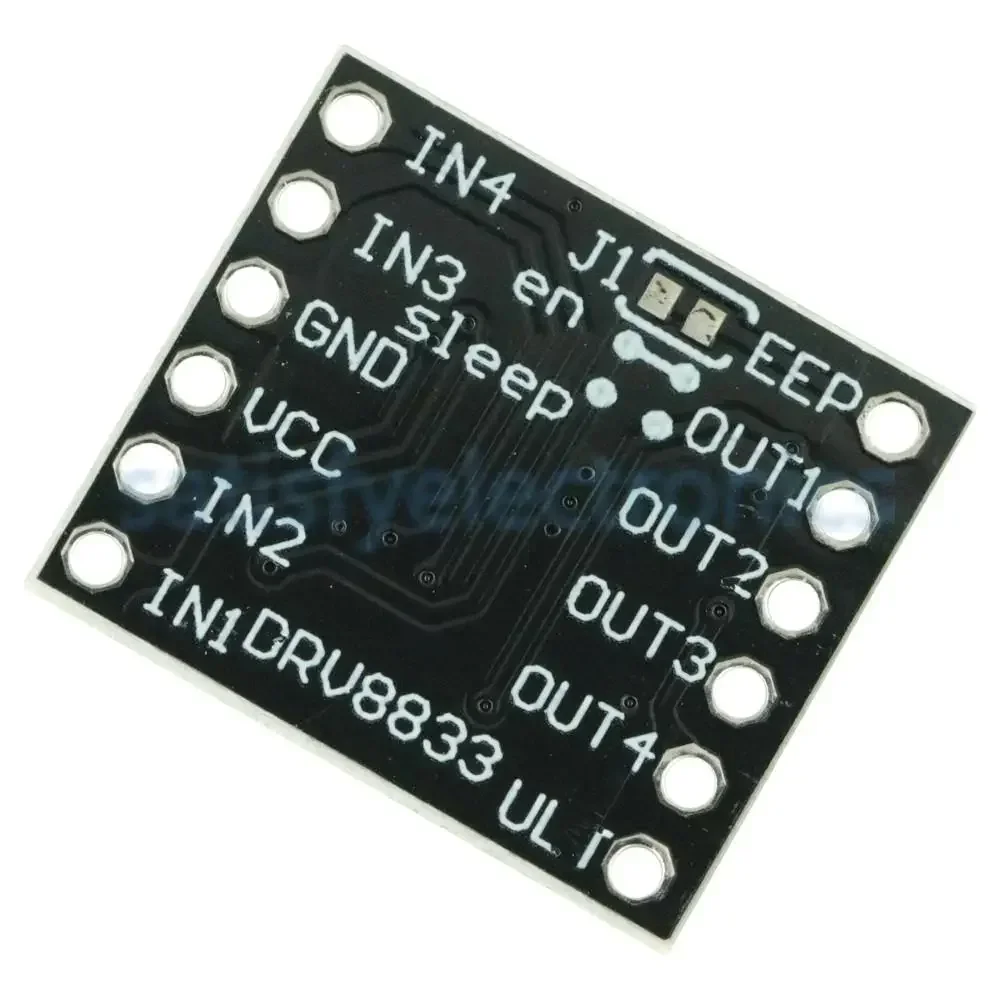 DRV8833 2 Channel Motor Driver Drive Module 1.5A 3V 10V H-Bridge 4-Wire Short Circuit Overcurrent Protection Step Motor NEW