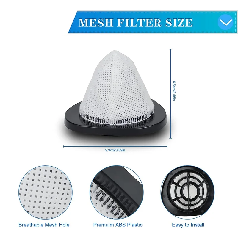 ABKR-Filter 2030 สําหรับ Bissell 3-In-1 น้ําหนักเบา Stick VAC CLEANER สําหรับ 2030, 20303, 20306, 20307, 20309, 2030H เปลี่ยนชิ้นส่วน 16115
