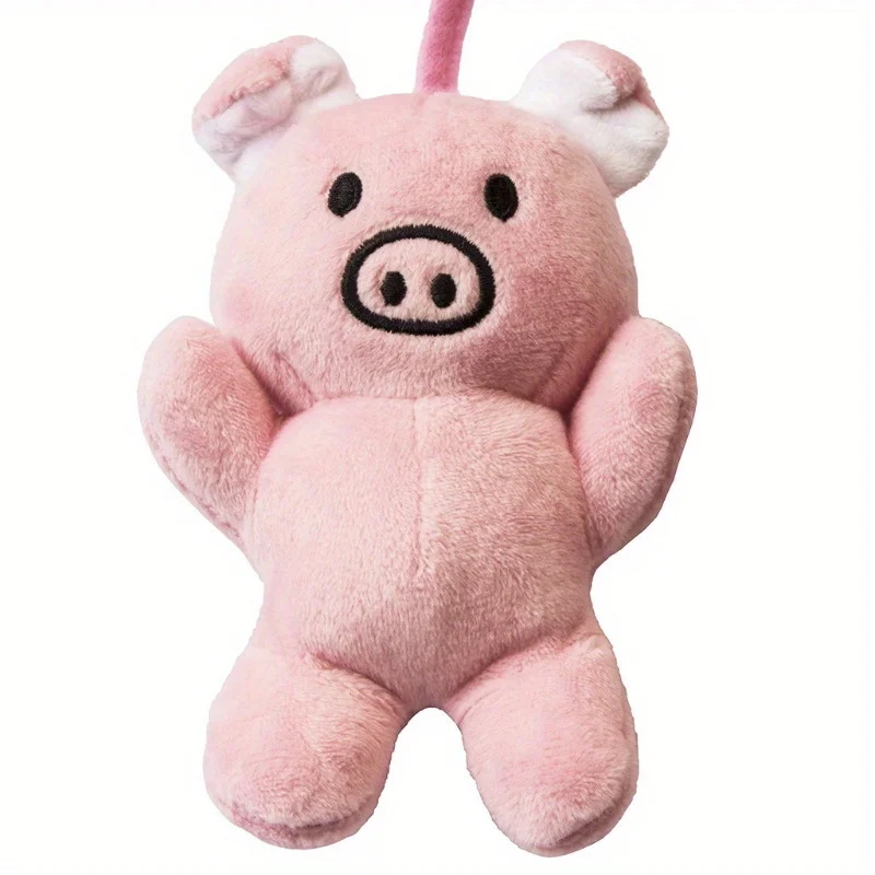 Animal piglet bed hanging toy bed winding children's stroller toy ringing bell