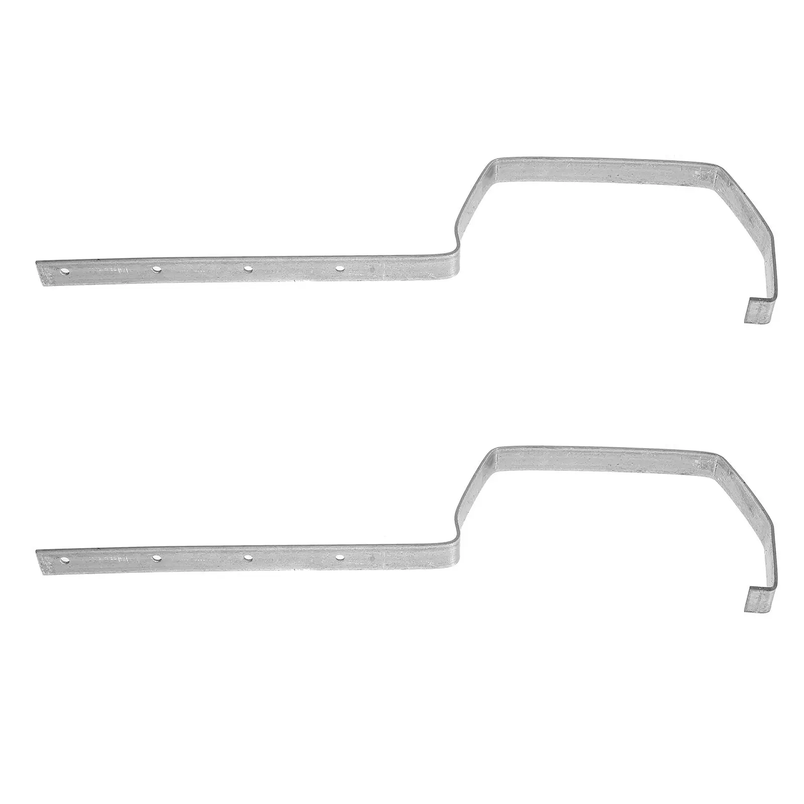 

2 Pcs Gutter Bracket Heavy Duty Rain Iron for Roof Holder Brackets Accessory Accessories Holders