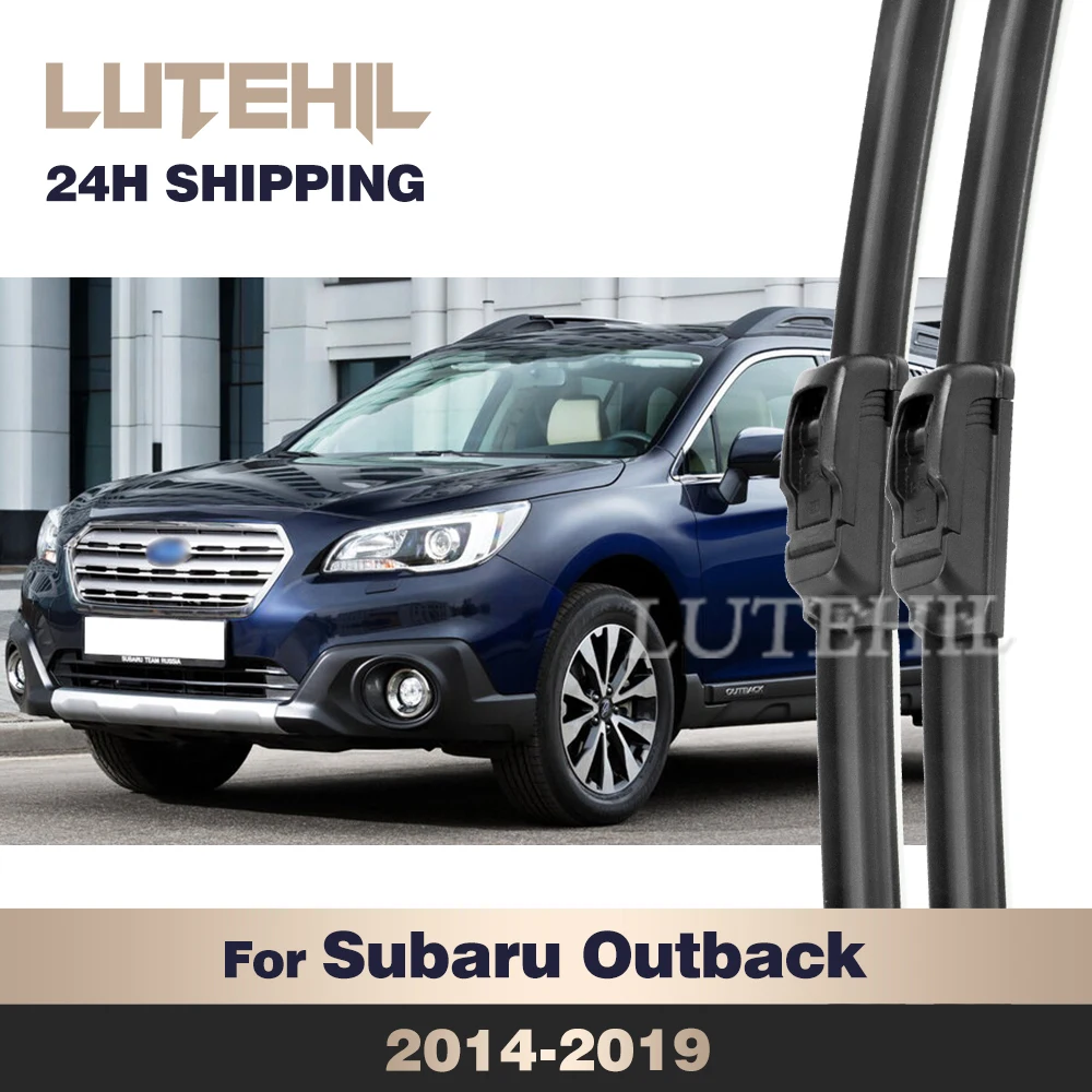 

Стеклоочиститель LUTEHIL для Subaru Outback MK5 2014-2019 2015 2016 2017 2018 передние щетки стеклоочистителя лобовое стекло щетка 26 "+ 17"