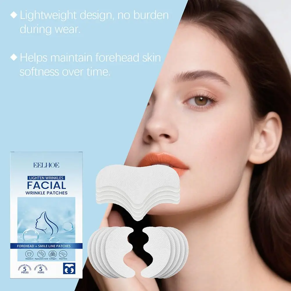 Forehead Sticker Reusable Anti Wrinkle Forehead Patch Patch Comfortable Care To Carry Easy Silicone Facial Silicone Soft L0J0