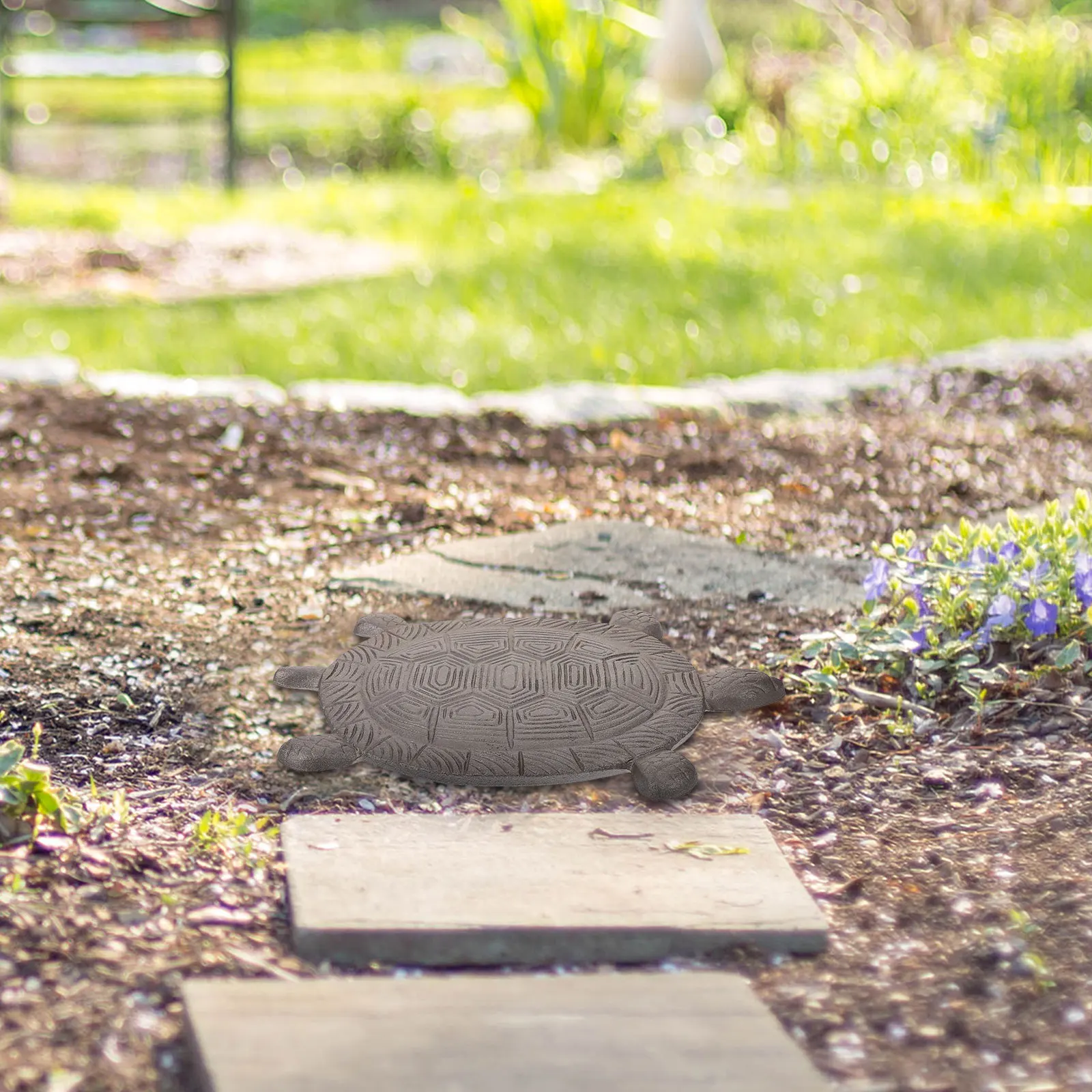 

Garden Iron Stepping Stone Tortoise Decorative Durable Outdoor Pathway Stones Walkway Decor Pathway Stones Stepping Stone