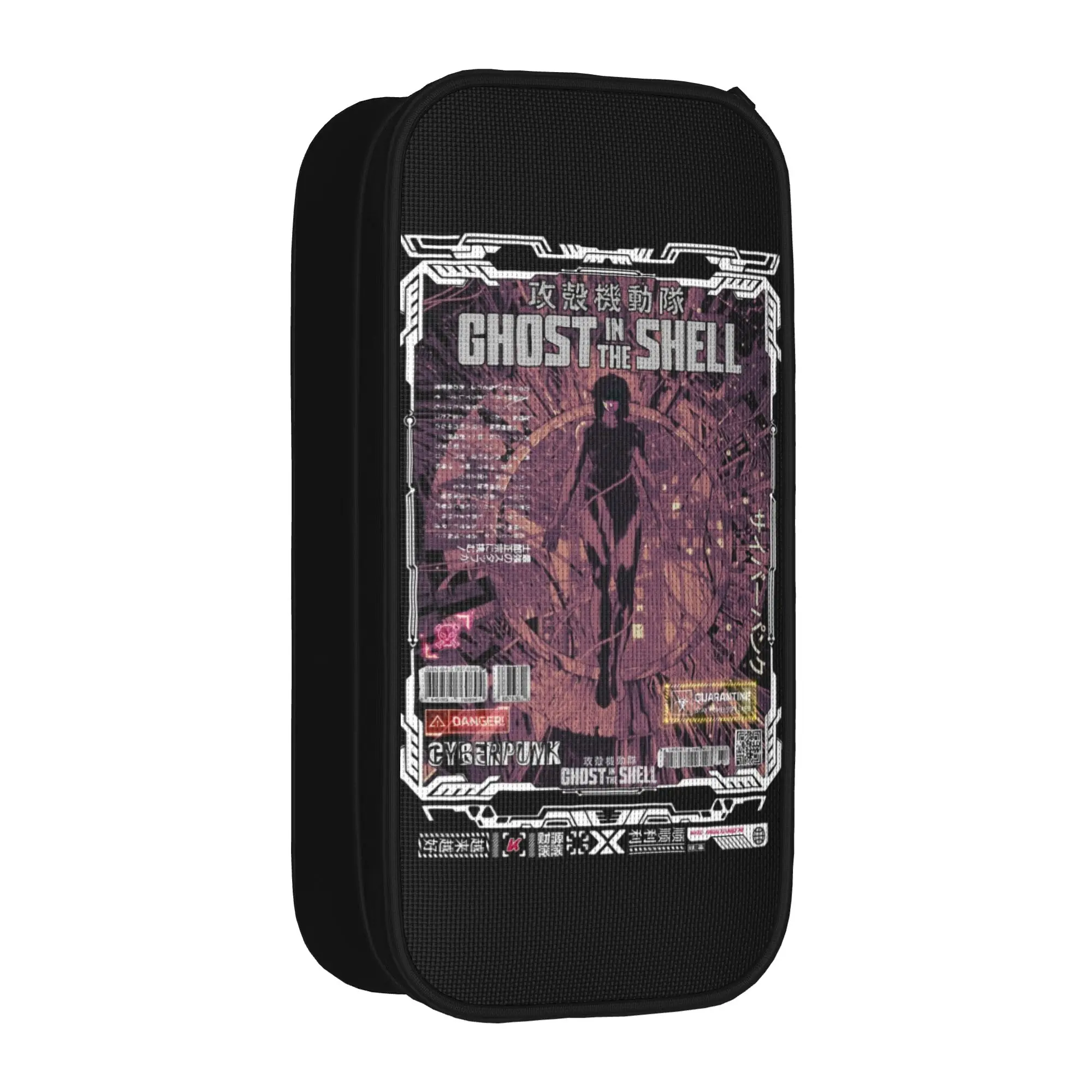 Cute Major Motoko Kusanagi Ghost in the Shell Pencil Case Pencilcases Pen Holder for Student Bags School Supplies Stationery