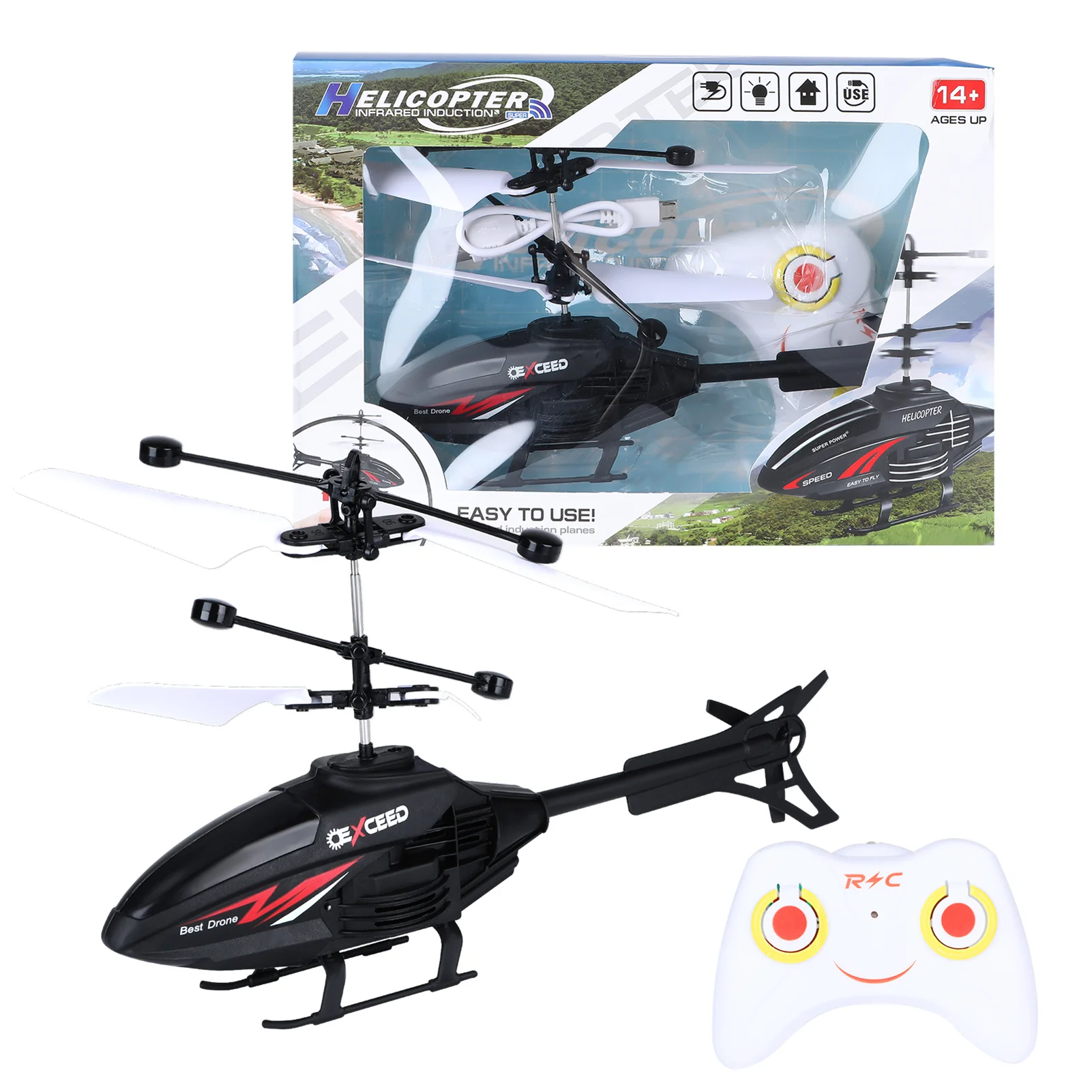 Electric Children's Airplane Toy High-speed Motor Remote Control Airplane Toy for Children's Toy Gift Electric RC Plane Toy image 5