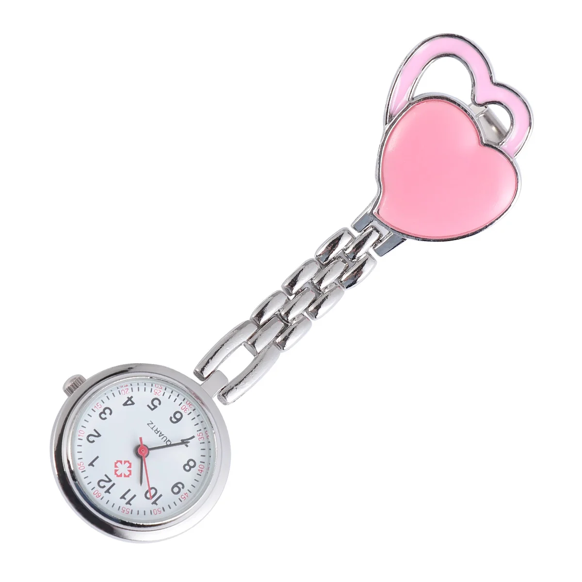 Relojes para hombres Enfermera Bolsillo Moda Colgante Número Forma creativa