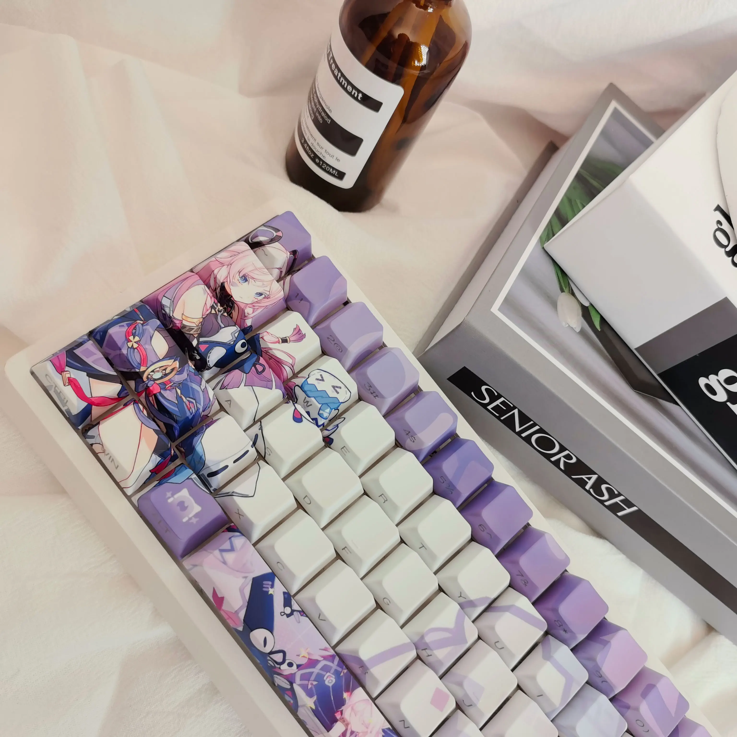 

Genshin Impact Keycap Anime Keycap Citlali PBT DYE Sublimation Cherry Keycaps Cartoon Gaming Cartethyia Key Cap for 104 108