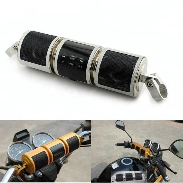 hot sale motorcycle accessories speaker with waterproof mp3 player function audio MT487 AOVEISE