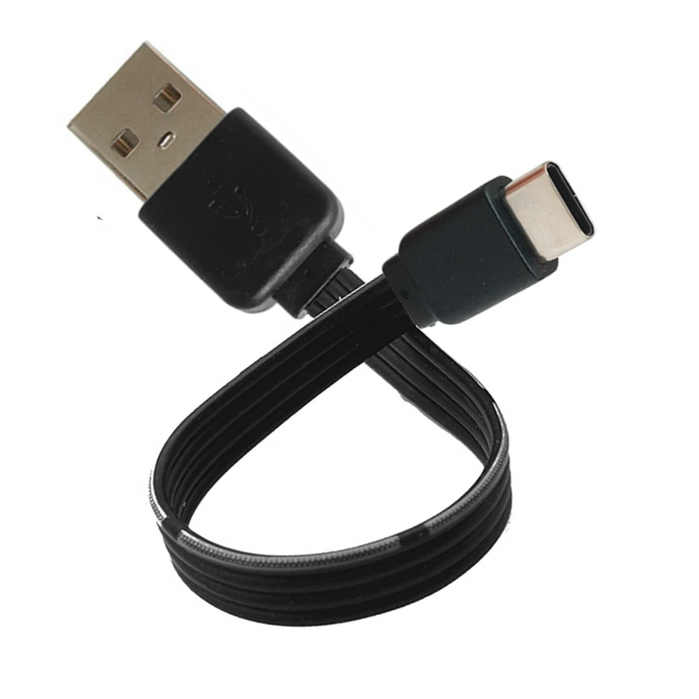 Miękki 0.2 metr 20CM krótki kabel USB typu C kąt prosty 90 ° USB typu A-typ ładowarka kabla danych konwertera typu C