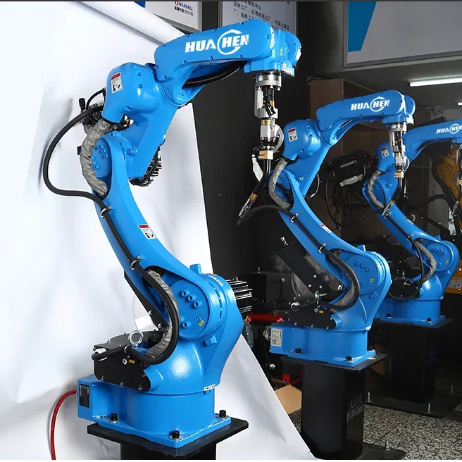 Welding Robot Six-axis Two-way Welding Argon Arc Welding Stacking Spraying Stamping Loading and Unloading Handling Robot Arm