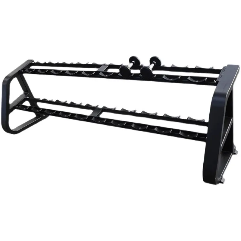 

Double-layer dumbbell rack, household and commercial, barbell sheet storage rack, sports equipment placement