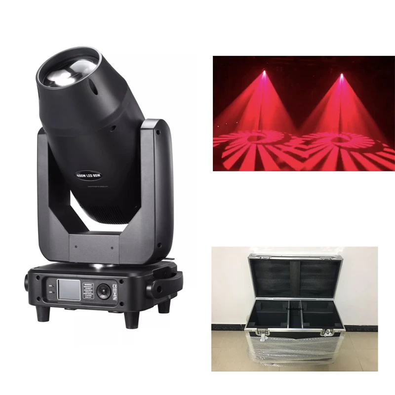 2pcs with case professional stage light led 400w CMY CTO ZOOM led beam spot wash 3 in 1 moving head light for dj disco nigh club