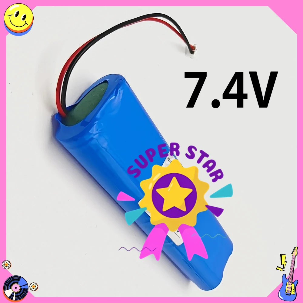 

7.4 V, Suitable for Headlights/CCTV/cameras 2S2P Battery Pack 18650 Lithium-ion Battery 4800mAh