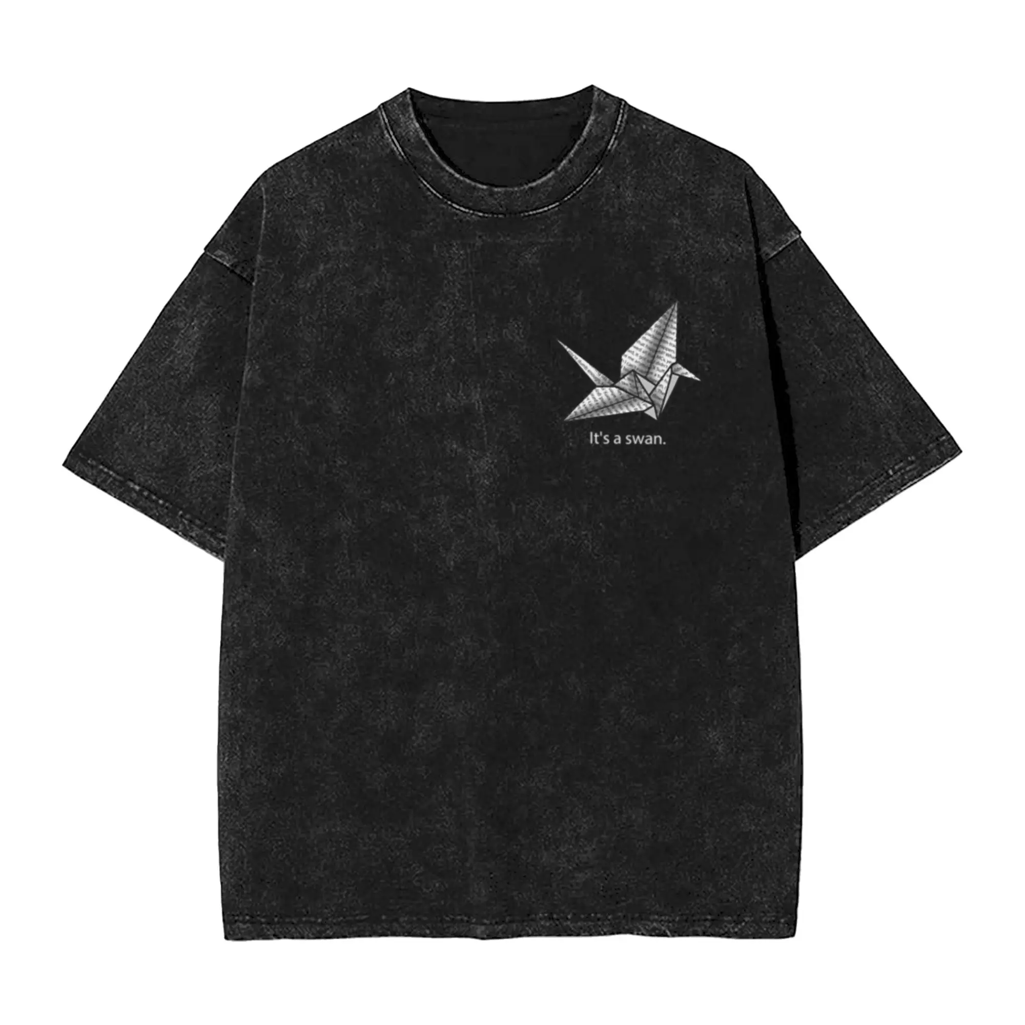 It s a swan  Classic Stylish A Vintage Oversized Cotton Unisex T-Shirts