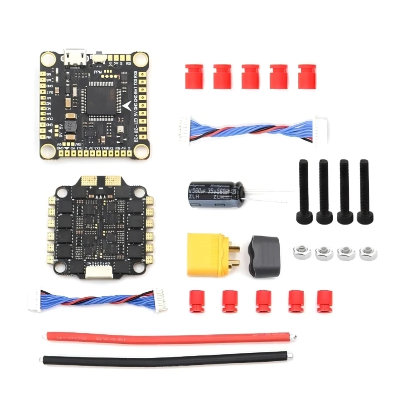 F4 V3S Plus Flight Controllers Stack 45/55/60  4in1 ESC 30.5x30.5mm for Remote Controlled Drones with XT60 Cable