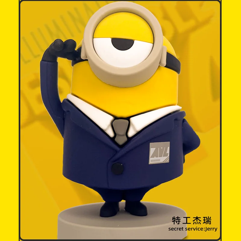 Despicable Daddy 4 Hot Selling Minions Toys Handmade Blind Box Movie Accessories Co branded Doll Doll Car Ornament Butt Cannon