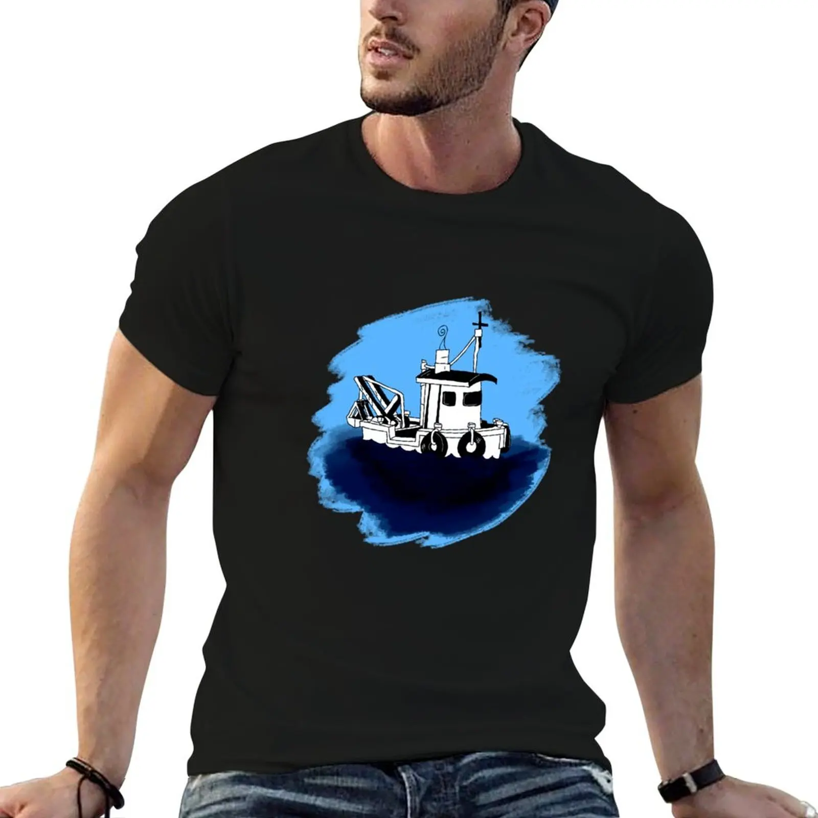 Dredge Boat Variant 2 T-Shirt custom t shirt plus sizes anime stuff custom shirt men workout shirt