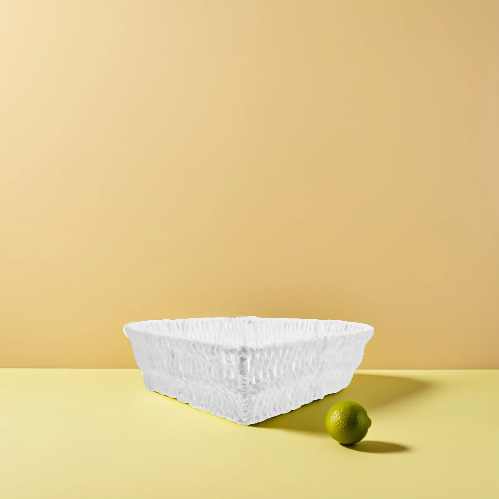 

Heart Shaped Storage Basket Paper Rope Woven Bread Baskets Decorative Fruit Bowl Rattan Food Container Multifunctional Kitchen