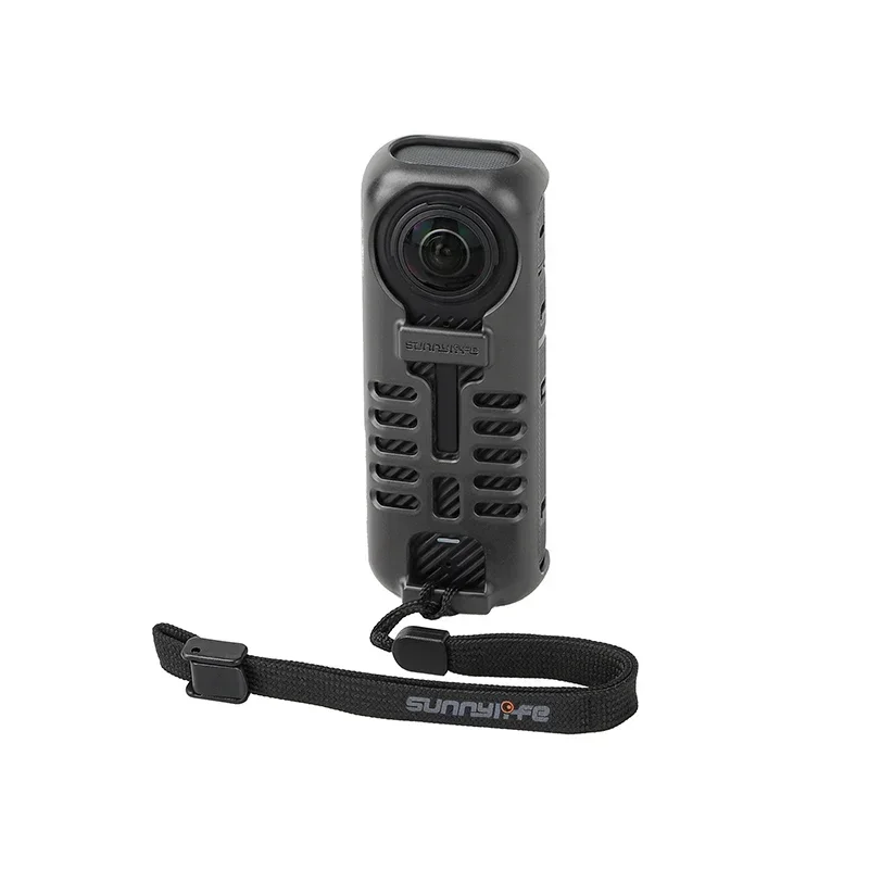 Coque de protection pour contrôle de température Insta360 Tage, étui en graphène, cadre anti-chute avec lanière, accessoires pour appareil photo Guardian
