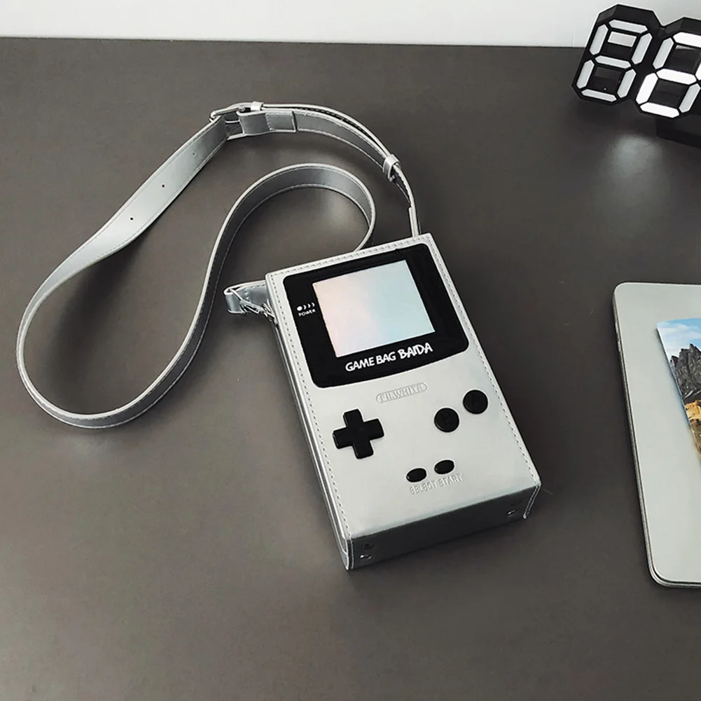 

Женская сумка через плечо в форме игровой консоли, из искусственной кожи, с регулируемым ремнем, для работы и путешествий