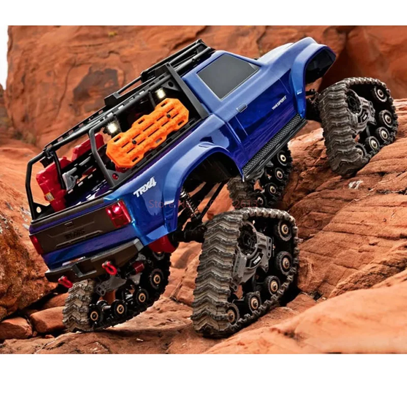 Traxxas TRX4 لاند روفر لاندروفر لتسلق السيارة إطارات الثلج ملحقات ترقية ، المسار الأصلي ، #2.1