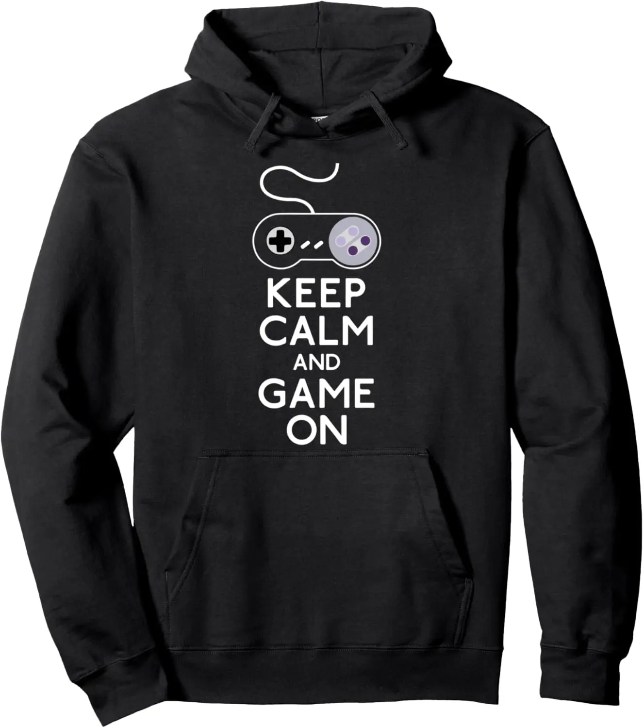 Keep Calm and Game on Hoodie , Gamer Hoodie Sweatshirt Pullover Unisex Autumn Streetwear Tops Anime Hoodie