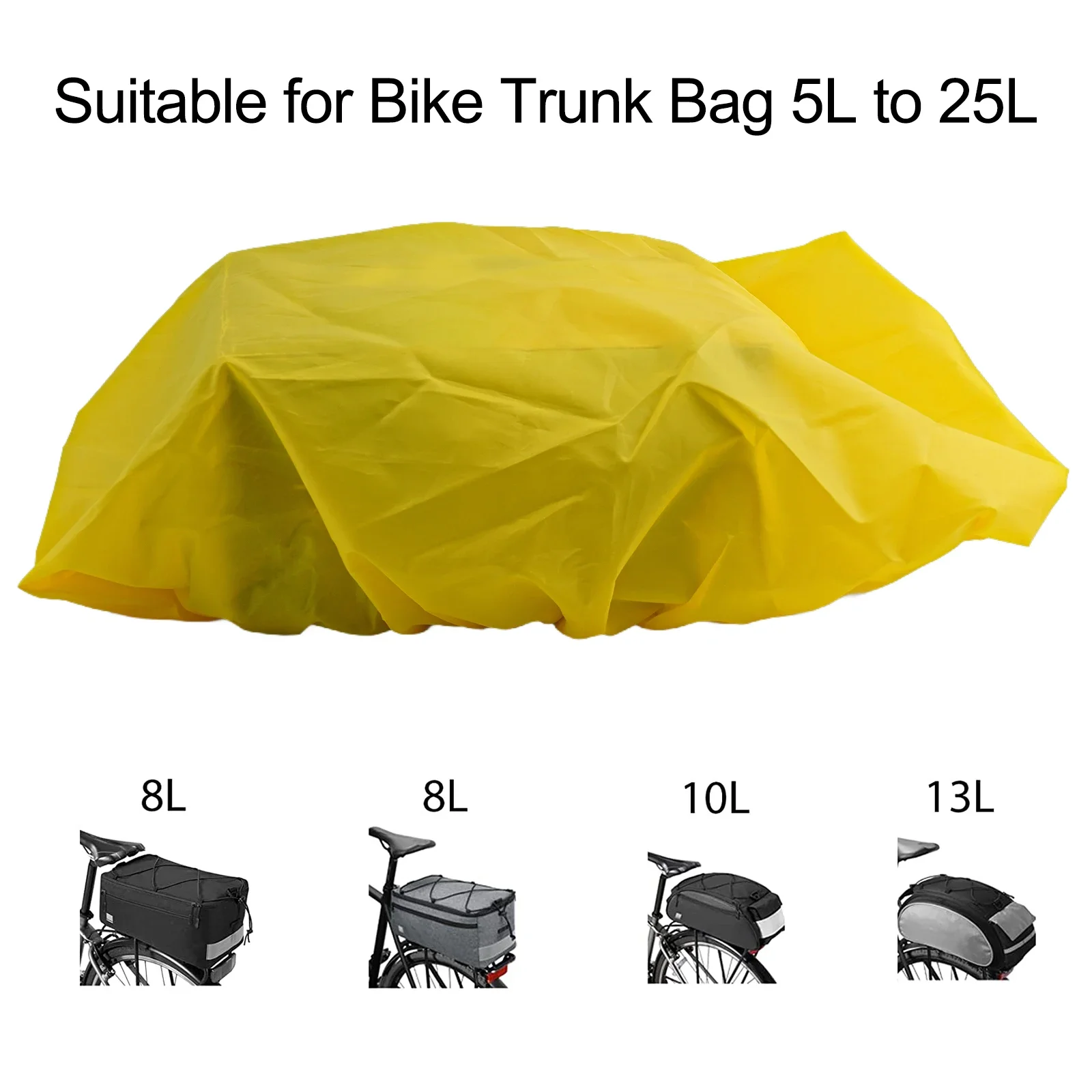 

1 Pcs Cycling Bag Rain Cover Bike Rear Tail Bag Rain Covers Waterproof Rubber Rack Bicycle Bags MTB Road Cycling Protector